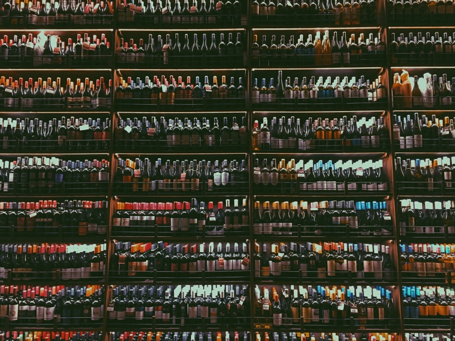 Different Wine Bottles