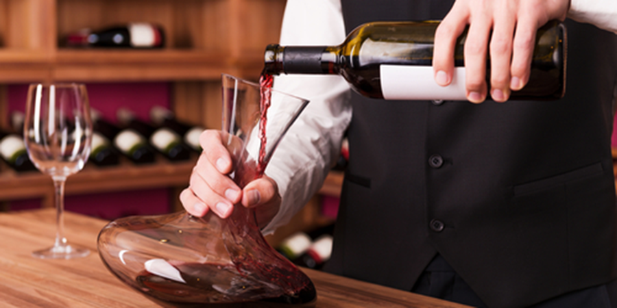 Wine Being Poured for a Tasting